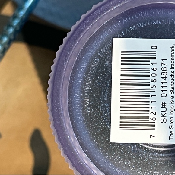 NWT Starbucks ombré tumbler from blue to purple, studded tumbler, venti, 24 oz. - Picture 5 of 7